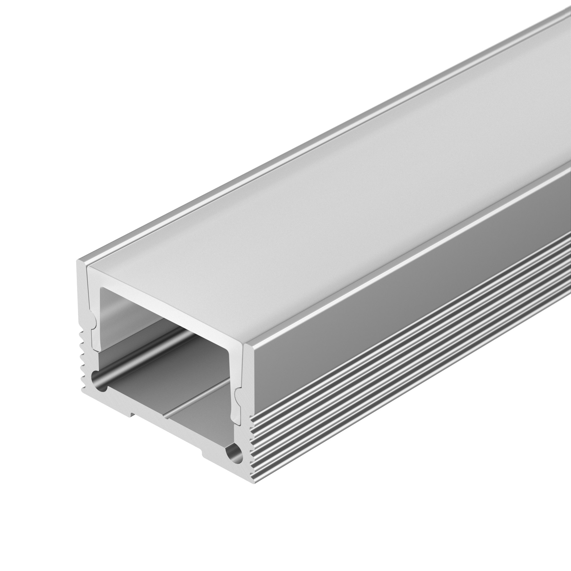 Arlight Профиль с экраном SL-SLIM20-H13-2000 ANOD+OPAL (Алюминий)