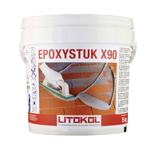 Эпоксидная затирка для плитки Litokol Epoxystuk X90 С.690 Bianco Sporco, ведро 10 кг