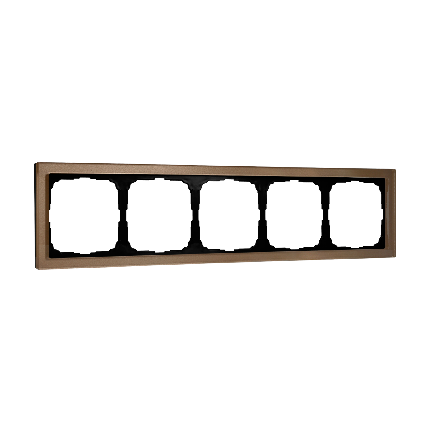 Systeme Electric ArtGallery Pure Органическое стекло Шампань Рамка 5-ая