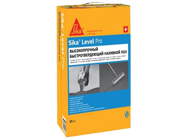 Ровнитель для пола Sika Level Pro (5-30 мм, 30 МПа) 25кг / Сика Левел Про