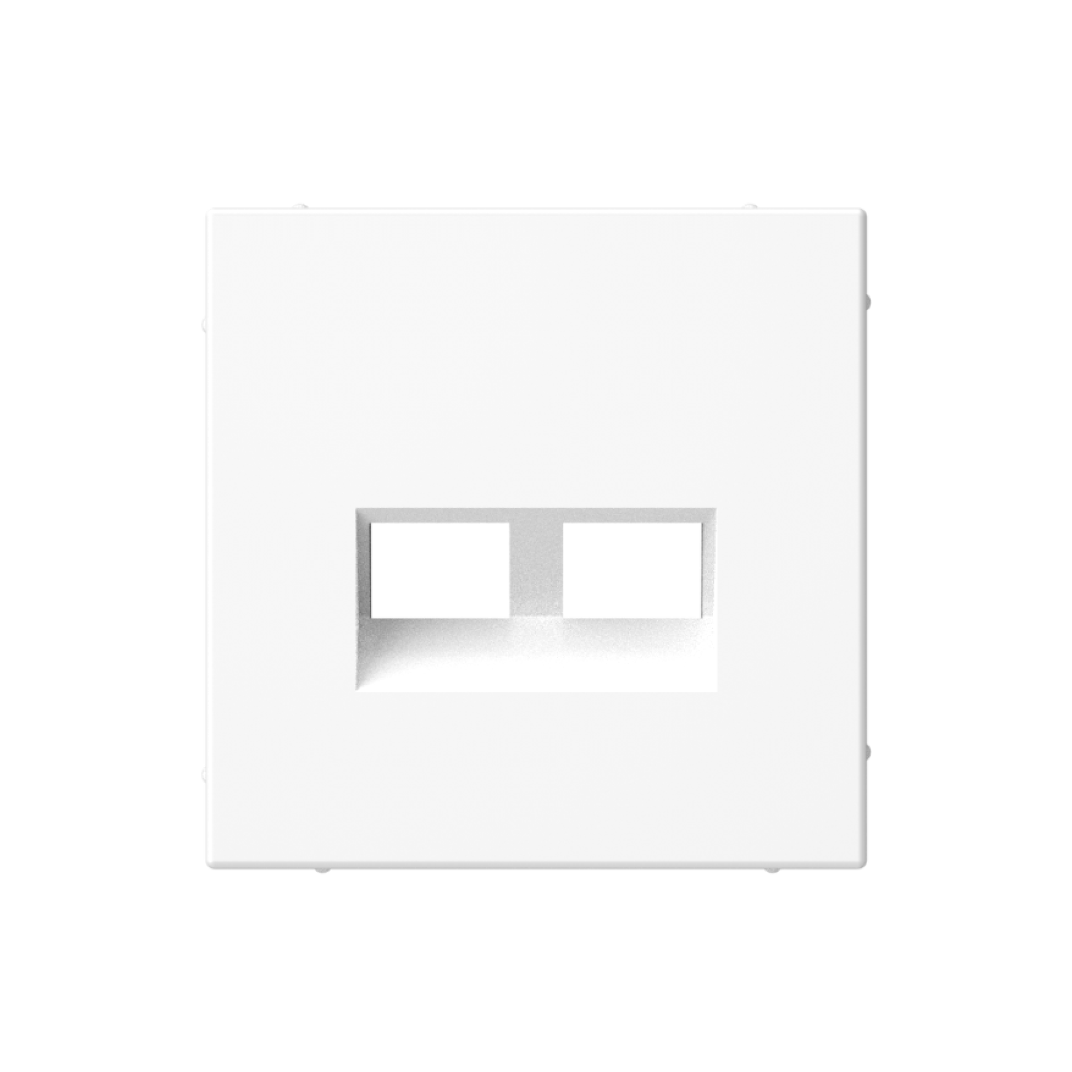 Systeme Electric ArtGallery Лотос Накладка двойная для информационных функций типа Keystone