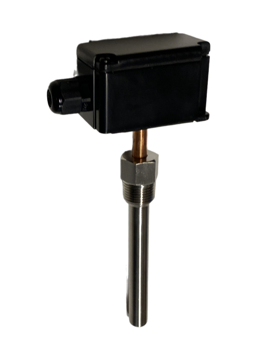 Systeme Electric Датчик температуры погружной, -50…+150°С 0…10В 150мм =15…35В с гильзой 100мм