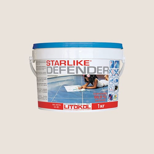 Эпоксидная затирка для плитки Litokol Starlike Defender С.270 Bianco Ghiaccio (Белый), 1 кг