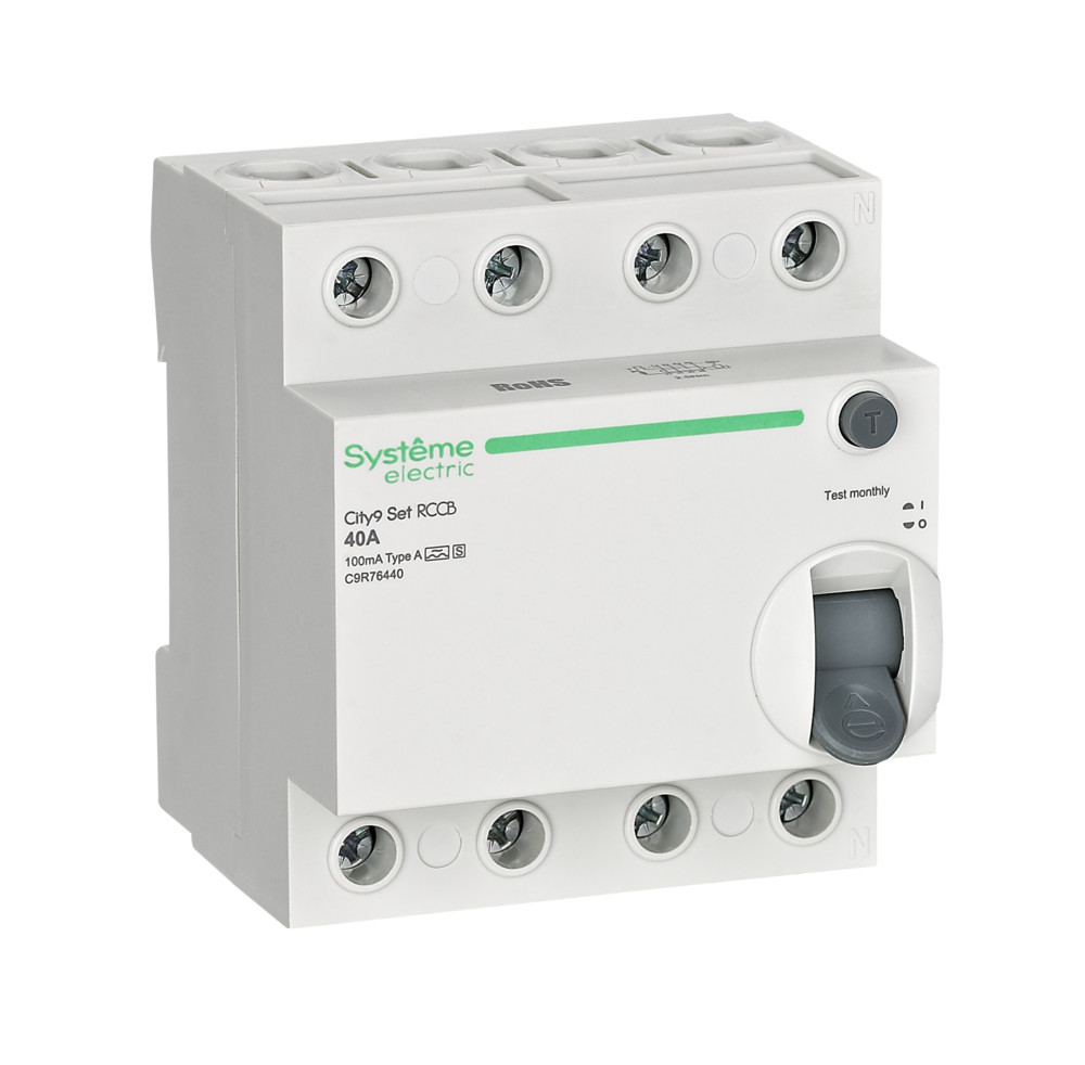 Systeme Electric City9 Set ВДТ 40А 4P 100мА A-S 400В