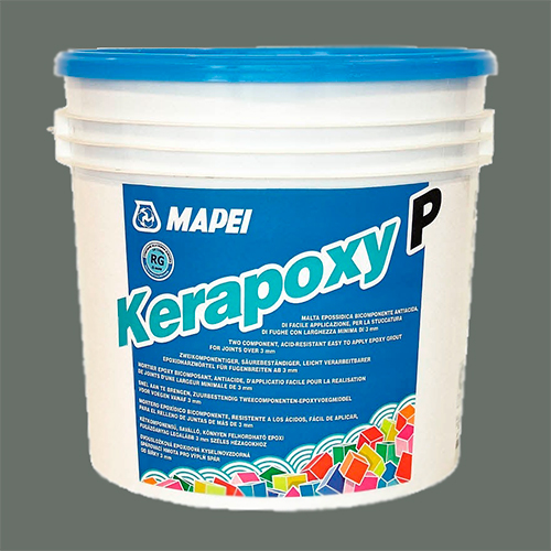 Эпоксидная затирка для плитки Mapei Kerapoxy P №113 Темно-серый 10 кг