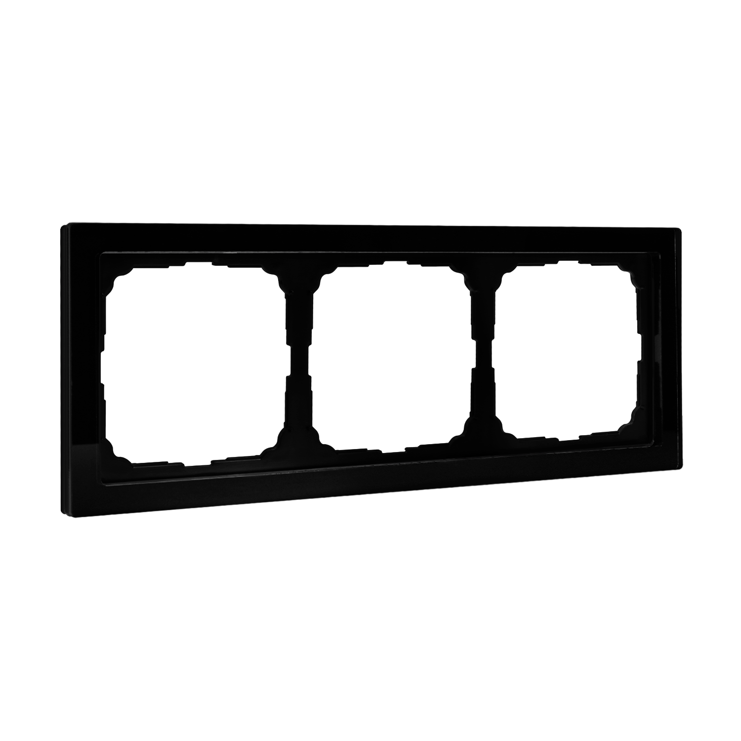 Systeme Electric ArtGallery Pure Органическое стекло Черный Рамка 3-ая