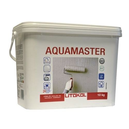 Гидроизоляция Litokol Aquamaster, серый, ведро 10 кг