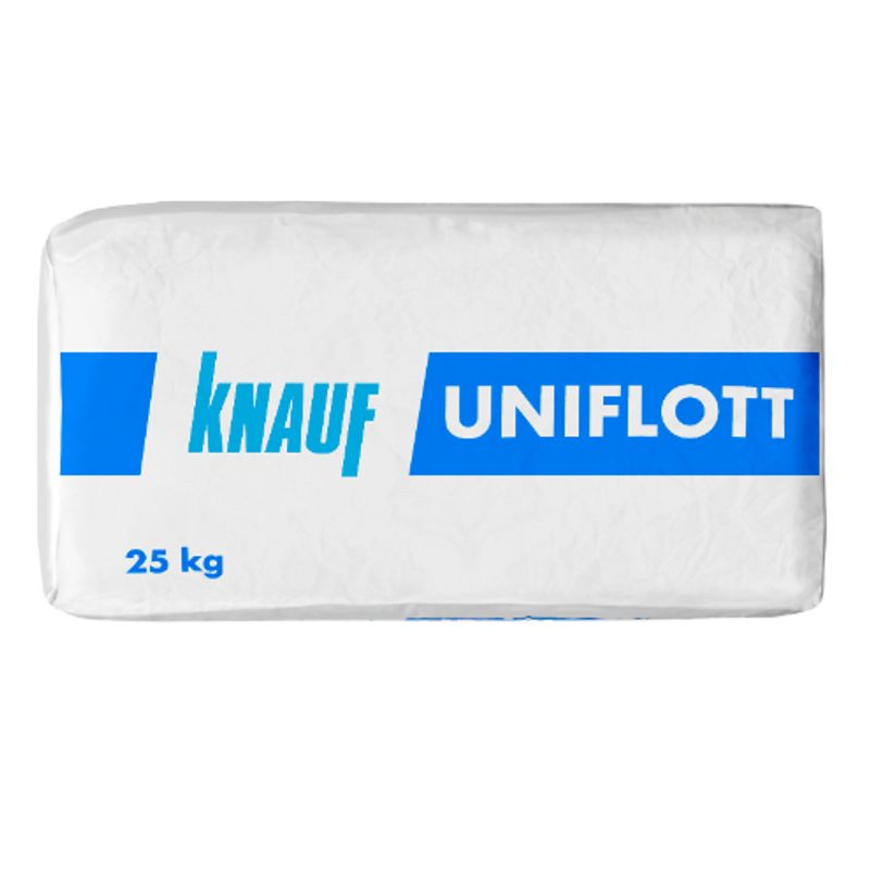 Шпаклевка финишная гипсовая высокопрочная Кнауф Унифлот 25 кг