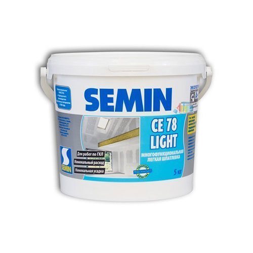 Шпатлевка Semin Ce 78 Light, 5кг