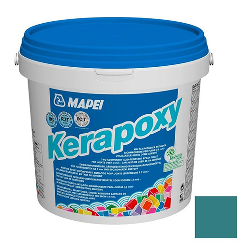 Эпоксидная затирка для плитки Mapei Kerapoxy №171 Бирюзовый 10 кг