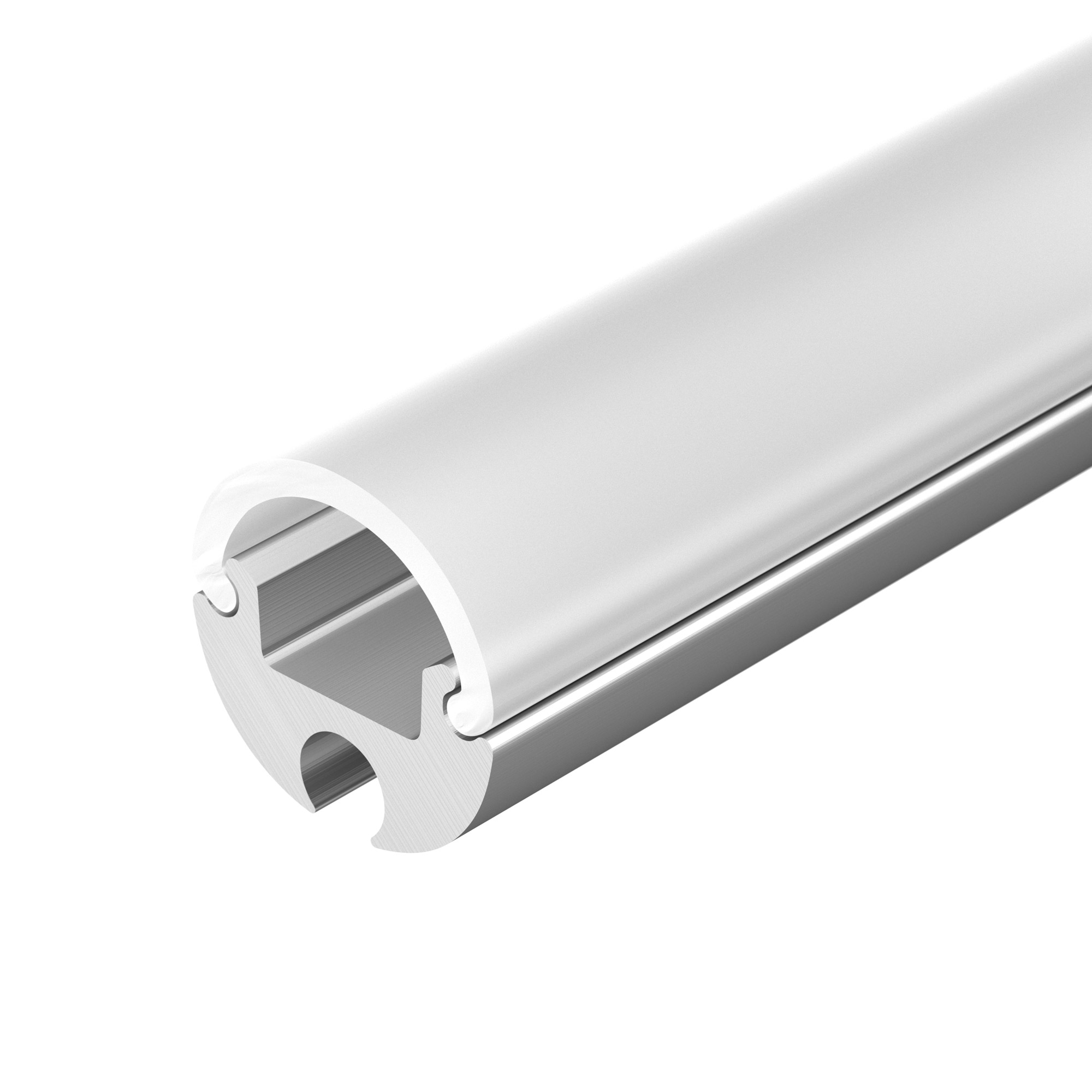 Arlight Профиль ARH-ROUND-D8-2000 ANOD (Алюминий)