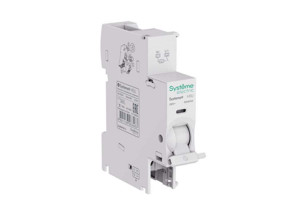 Systeme Electric MSU Расцепитель максимального напряжения 230В АС U>275В Systeme9