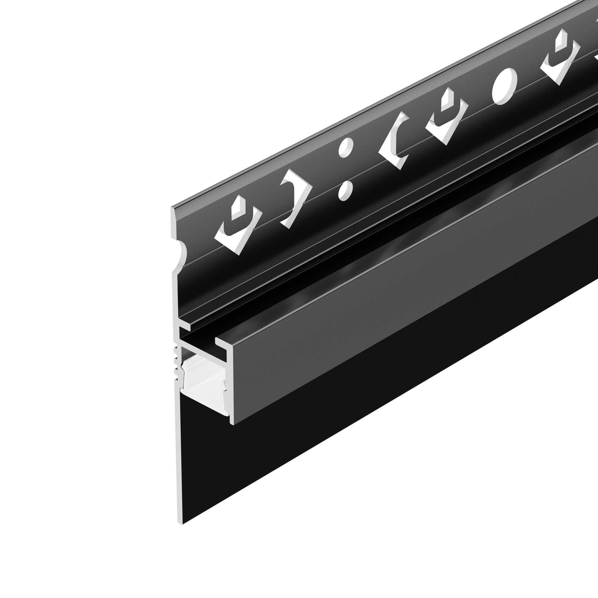 Arlight Профиль ARH-PLINTUS-FANTOM-2000 BLACK (Алюминий)