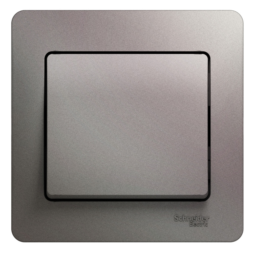 Systeme Electric Glossa Платина Выключатель 1-клавишный сх.1, 10AX (в сборе)