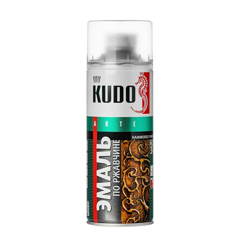 Эмаль по ржавчине KUDO молотковый эффект, бронзовая, 0,52л