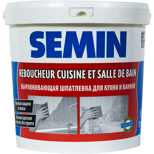 Шпатлевка Semin Reboucheur Cuisine Et Salle De Bain, 1,5кг