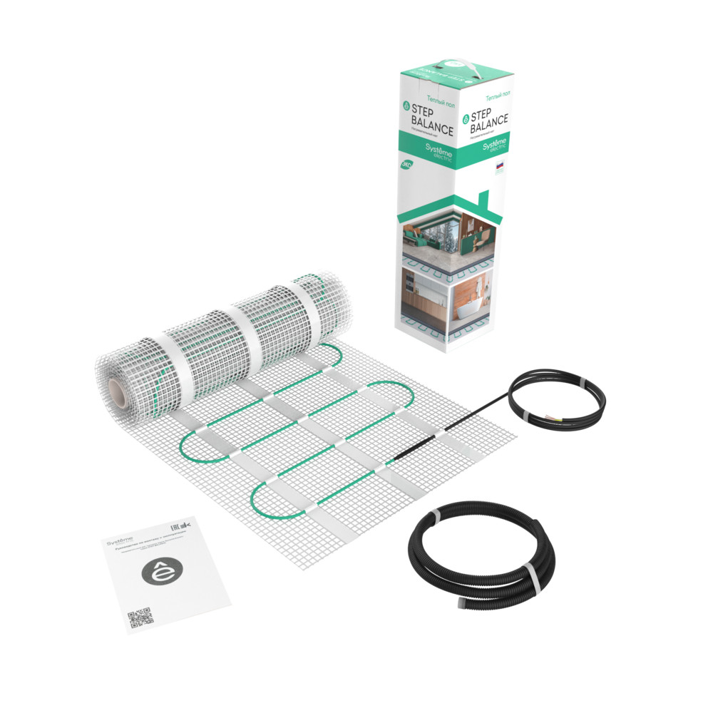 Systeme Electric STEP BALANCE Мат нагревательный SBM150020, 150 Вт/м2, 300 Вт, 2 м2