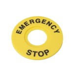 Systeme Electric Маркировка для кнопки аварийного останова "Emergency Stop" D60