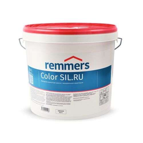 Краска силиконовая Remmers Color Sil.Ru Basis С (9.4л)