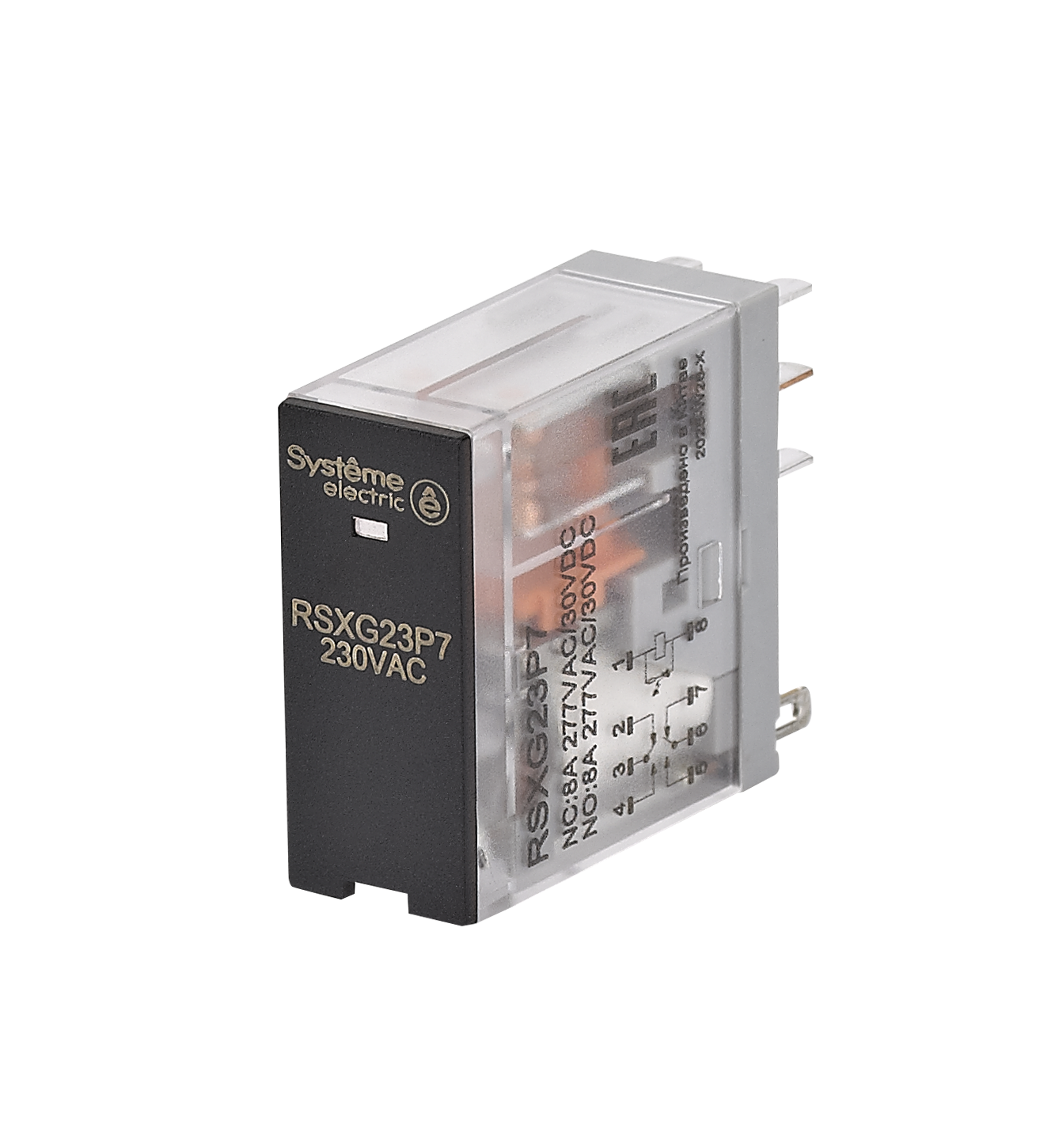 Systeme Electric Реле 8A 2CO 230VAC LED