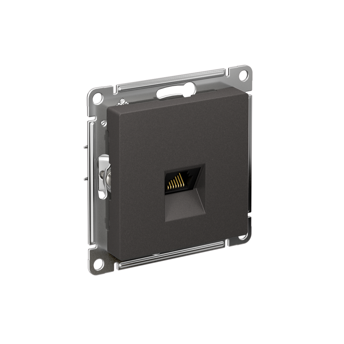 Systeme Electric AtlasDesign Базальт Розетка компьютерная RJ45, кат. 5Е, механизм
