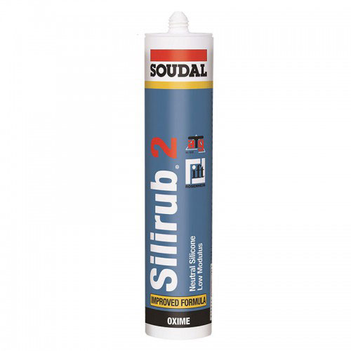 Герметик Soudal Silirub 2 силикон нейтральный белый, 310мл