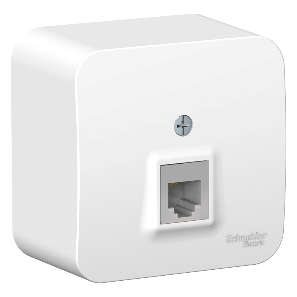 Systeme Electric Blanca наруж Бел Розетка ТЛФ RJ11 изолир. пластина