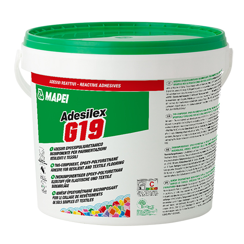 Клей эпоксидно-полиуретановый для ПВХ Mapei Adesilex G19 Bianco, 10кг