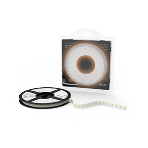 Gauss Лента LED 5050 -SMD 14.4W 12V DC теплый белый IP66 (блистер 5м)