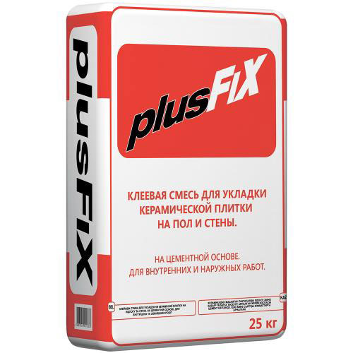 Клей для плитки Litokol Plus Fix серый, 25 кг / Литокол Плюс Фикс