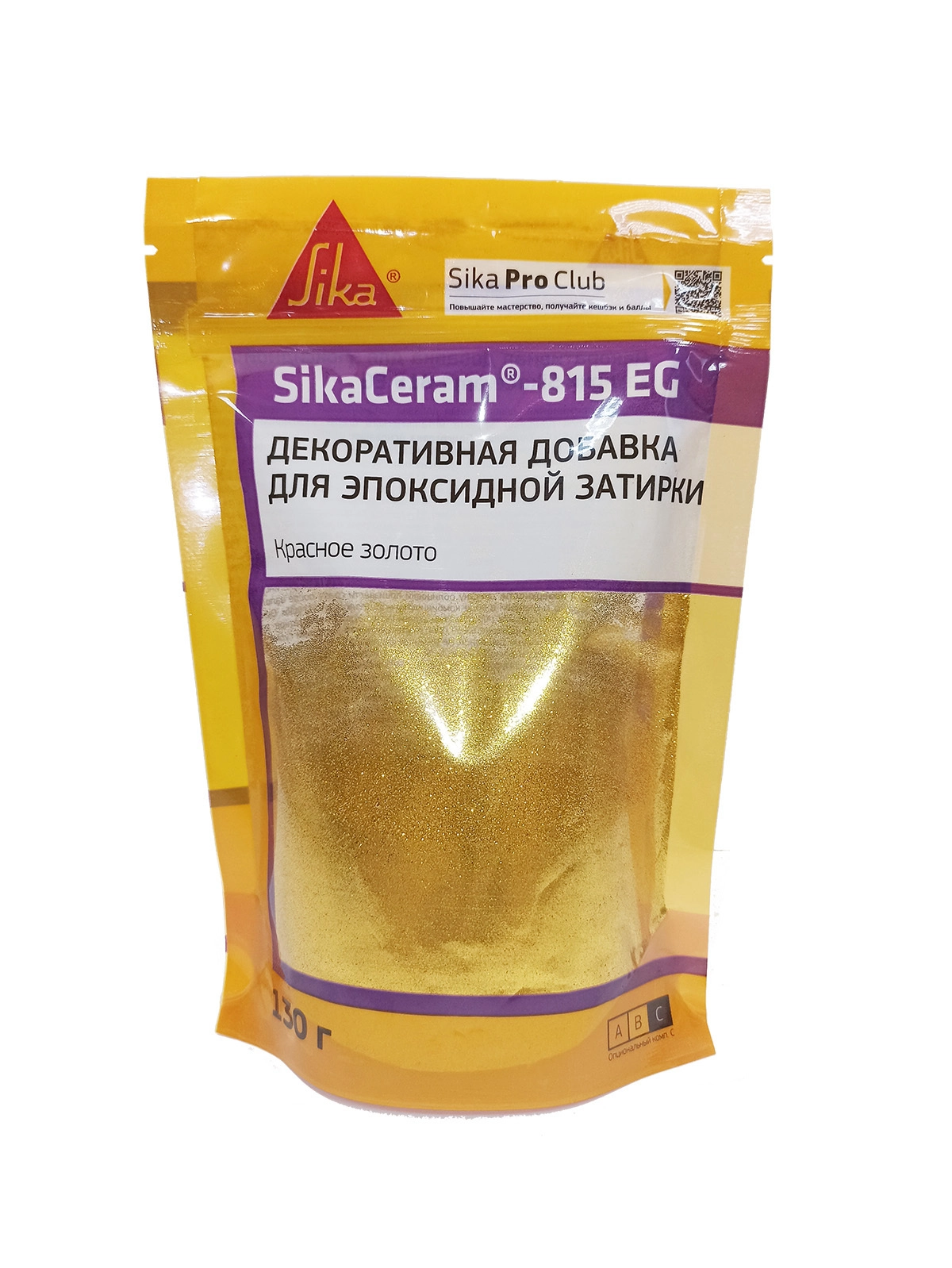 Декоративная добавка к затирке Sika SikaCeram-815 EG(C)190/красное золото, 130 гр.