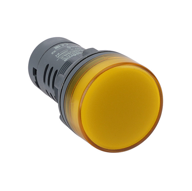 Systeme Electric Сигнальная лампа SB7 моноблочная 22мм желтая LED 24В DC