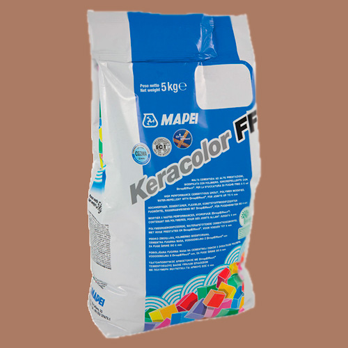 Затирка швов цементная Mapei Keracolor FF №142 Коричневый 5кг