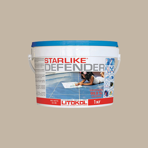 Эпоксидная затирка для плитки Litokol Starlike Defender С.350 Crystal (Кристалл), 1 кг