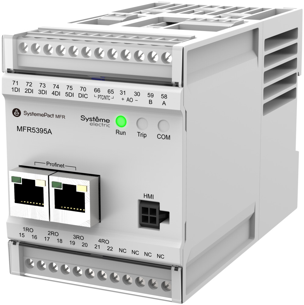 Systeme Electric SystemePact MFR  Реле MFR530 MODBUS-RTU + PROFINET 0.2-5A ТТ Ø10.5ММ 80-270В AC/DC