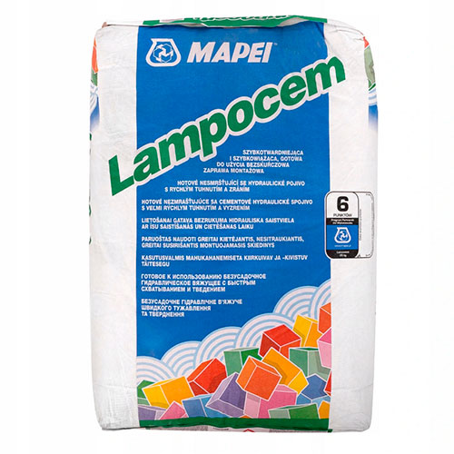 Раствор для быстрой фиксации Mapei Lampocem 25кг