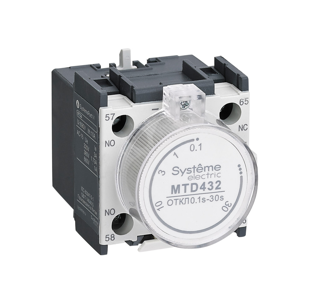 Systeme Electric SystemePact MC   Дополнительный контакт MC1G/E ВЫД. ВРЕМ. ВКЛ 0,1…3С