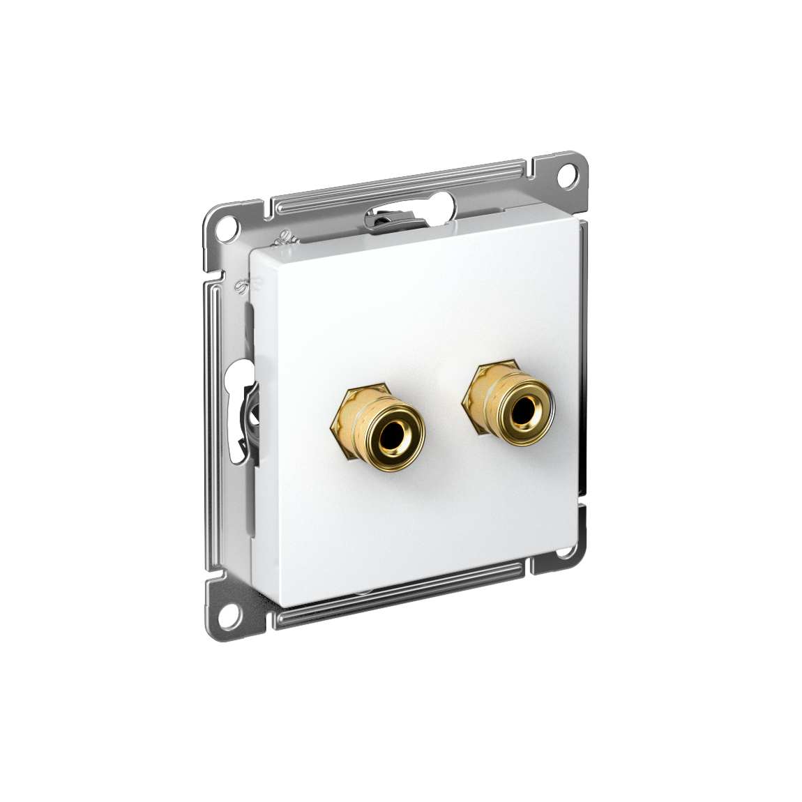 Systeme Electric AtlasDesign Лотос Розетка аудио двойная