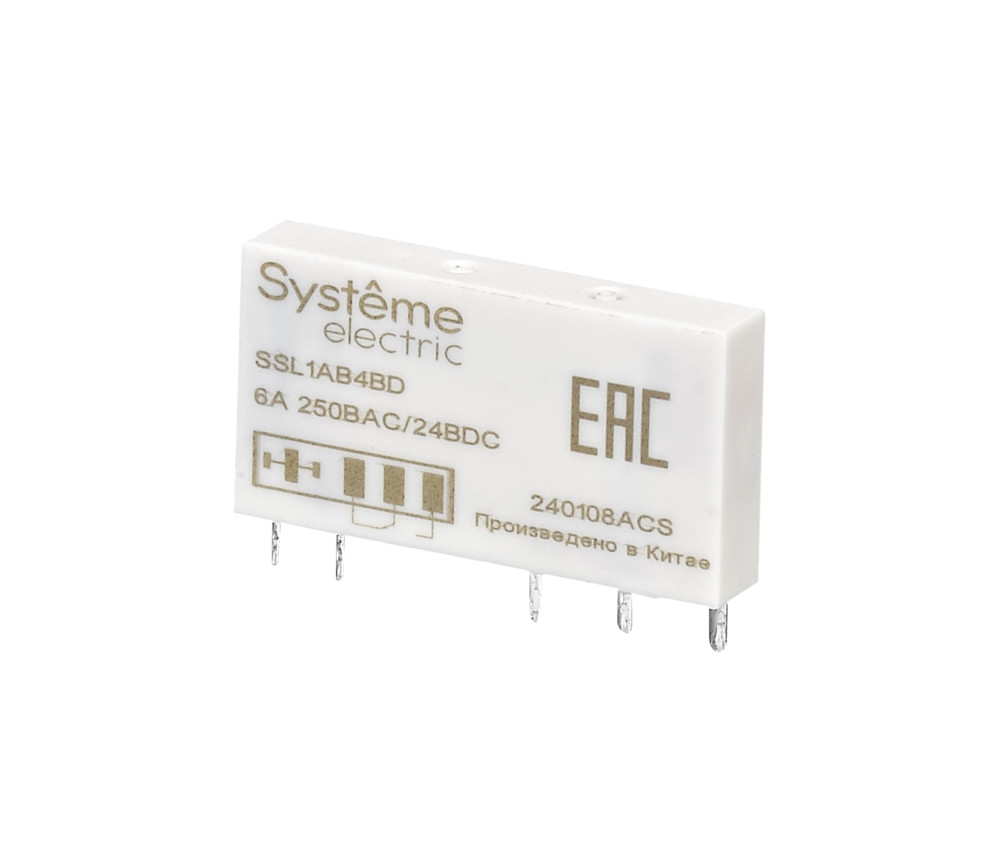 Systeme Electric Реле интерфейсное 1CO,6A, 24В DC