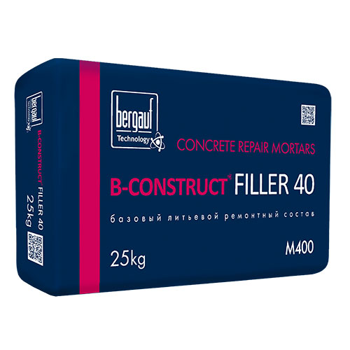 Ремонтный состав Bergauf B-Construct Filler 40, 25 кг