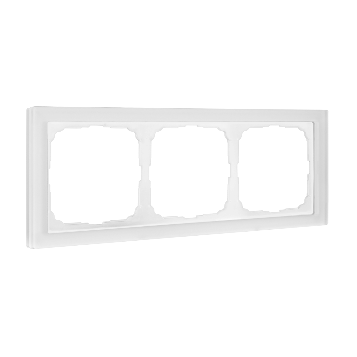 Systeme Electric ArtGallery Pure Матовое органическое стекло Белый Рамка 3-ая