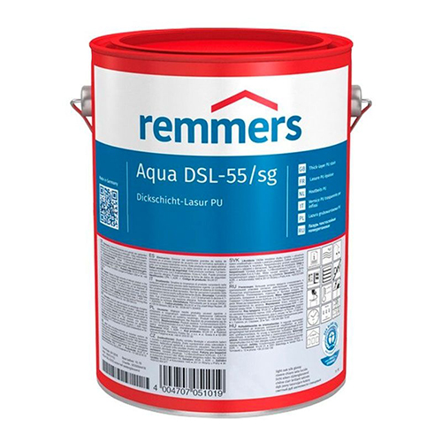 лазурь толстослойная Remmers Aqua Dsl-55/Sg Pu Farblos (0,75л)