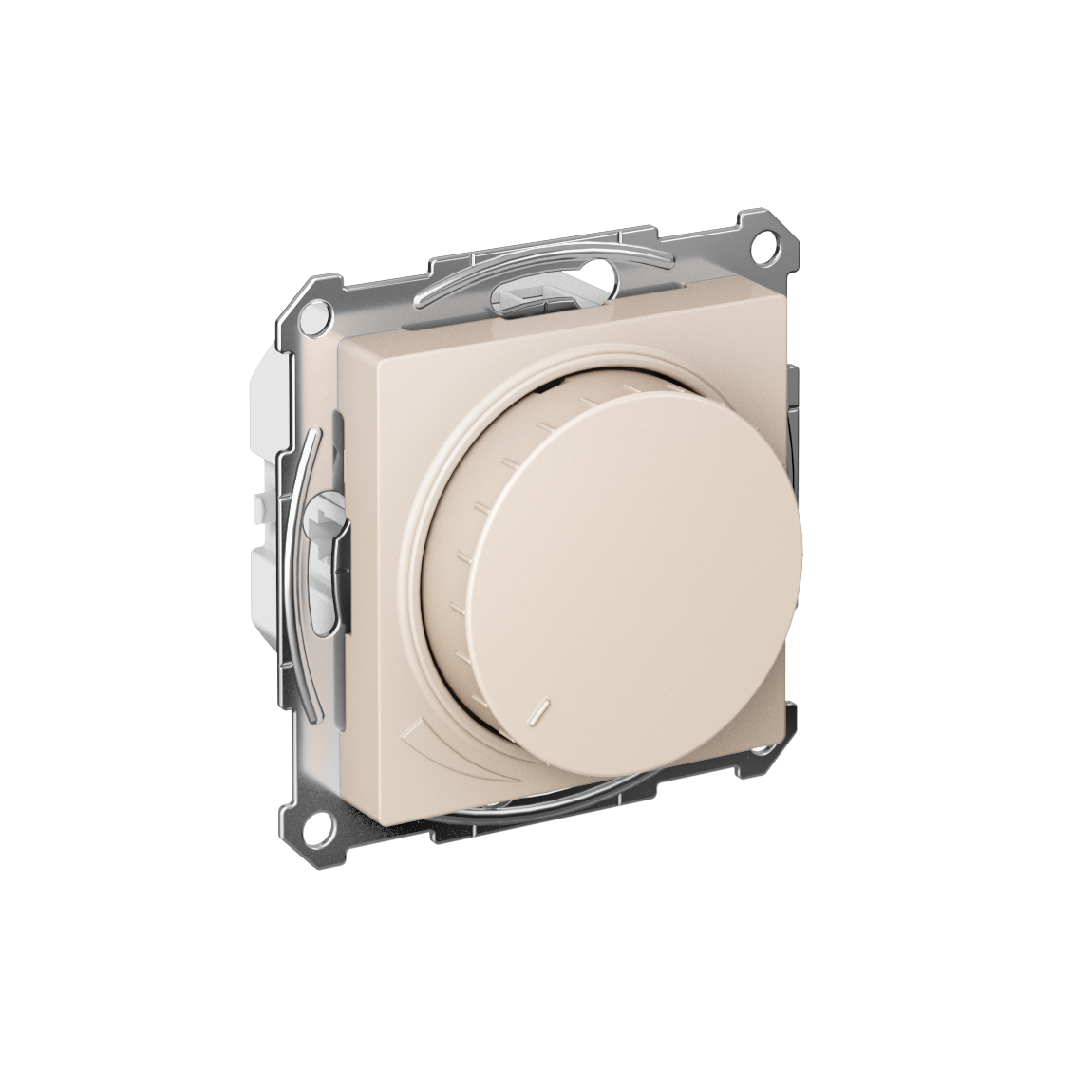 Systeme Electric AtlasDesign Беж Светорегулятор (диммер) повор-нажим, LED, RC, 400Вт, мех.