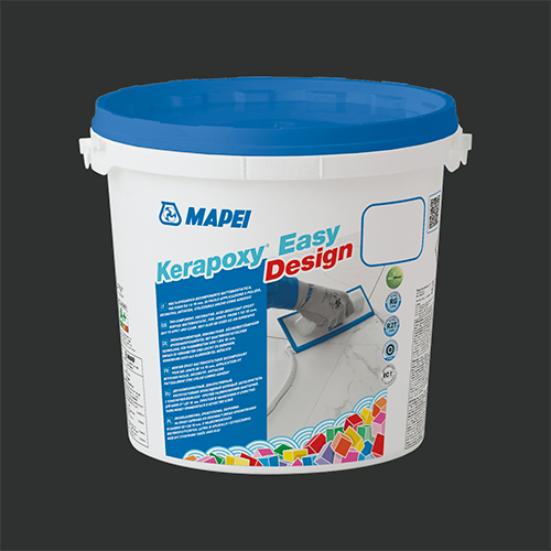 Эпоксидная затирка для плитки Mapei Kerapoxy Easy Design 0120 Black, черный 3 кг