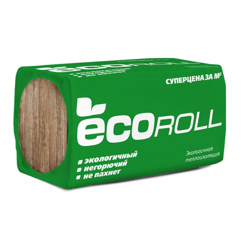 Утеплитель Ecoroll Мини 1000х610х50 мм 10 штук в упаковке