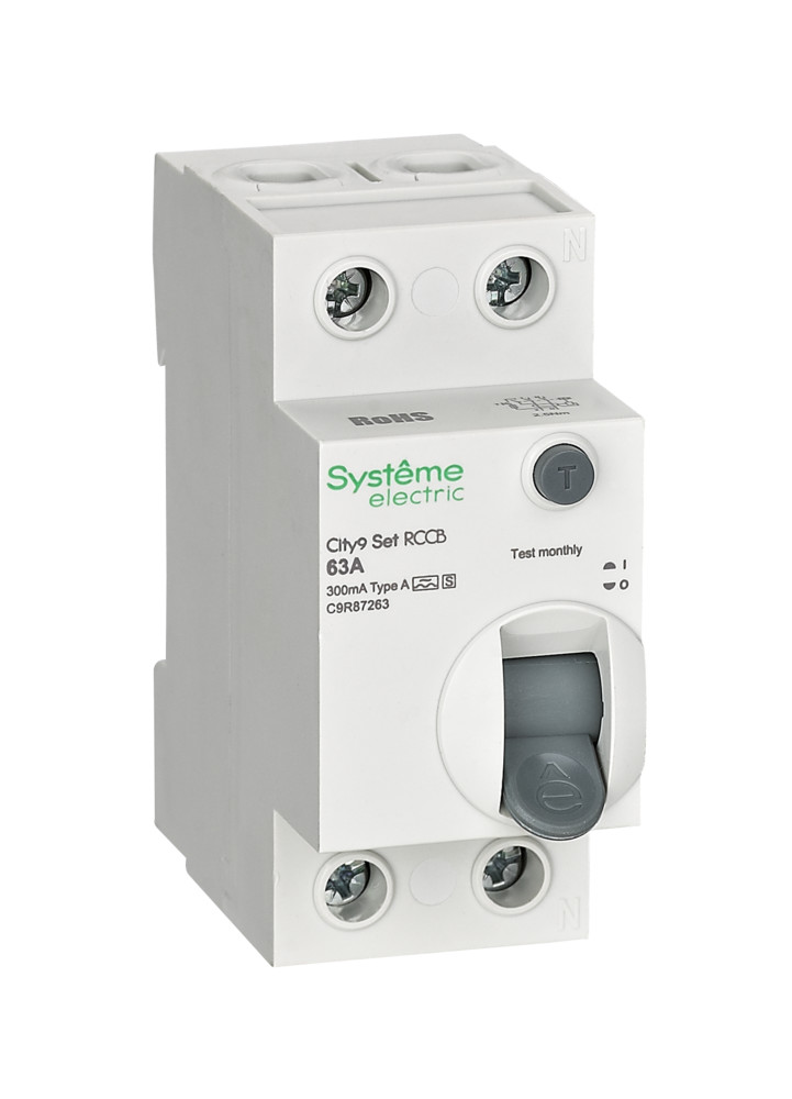 Systeme Electric City9 Set ВДТ 63А 2P 300мА A-S 230В