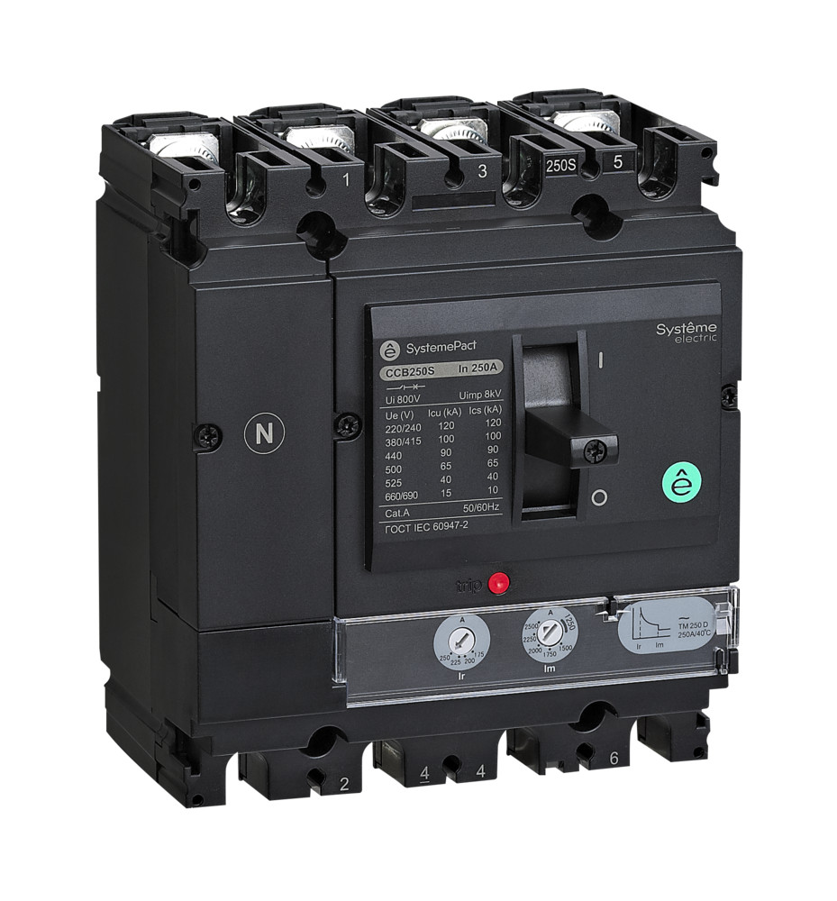 Systeme Electric SystemePact СCB Автоматический выключатель 100 100KA 4P4D TMD50