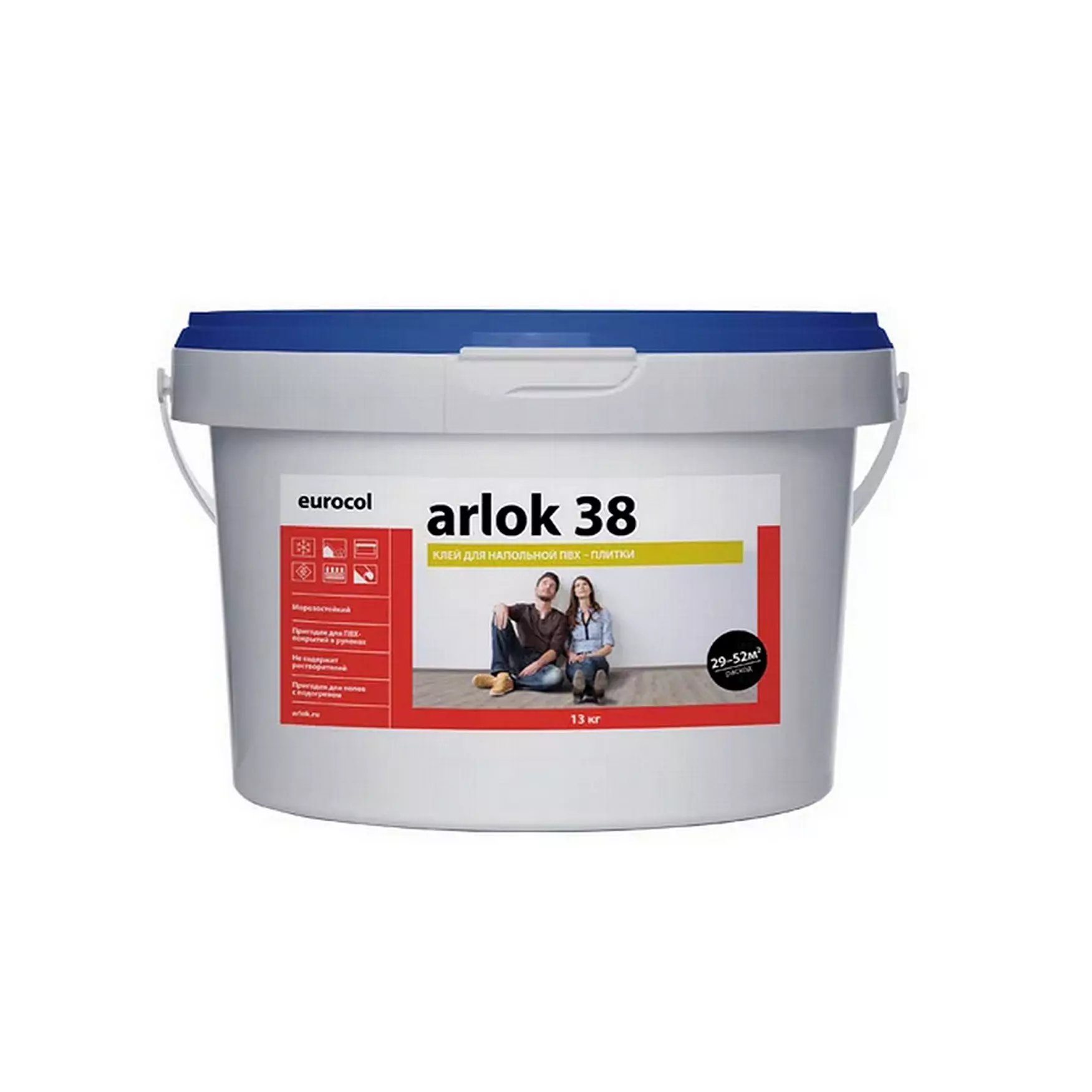 Клей для напольной ПВХ-плитки Arlok 38, 1,3кг