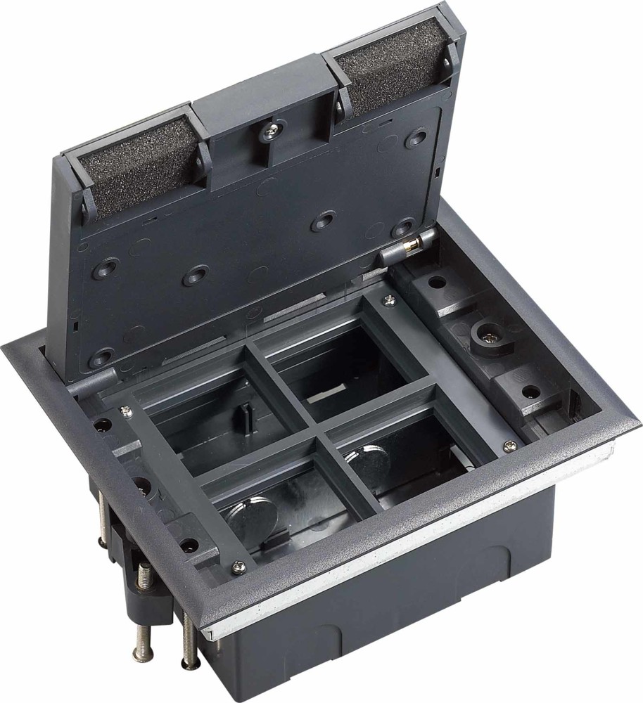 Systeme Elecrtic MultiDesk Люк на 8 модулей IP40 для фальшпола с монтажной коробкой, тип MDK10