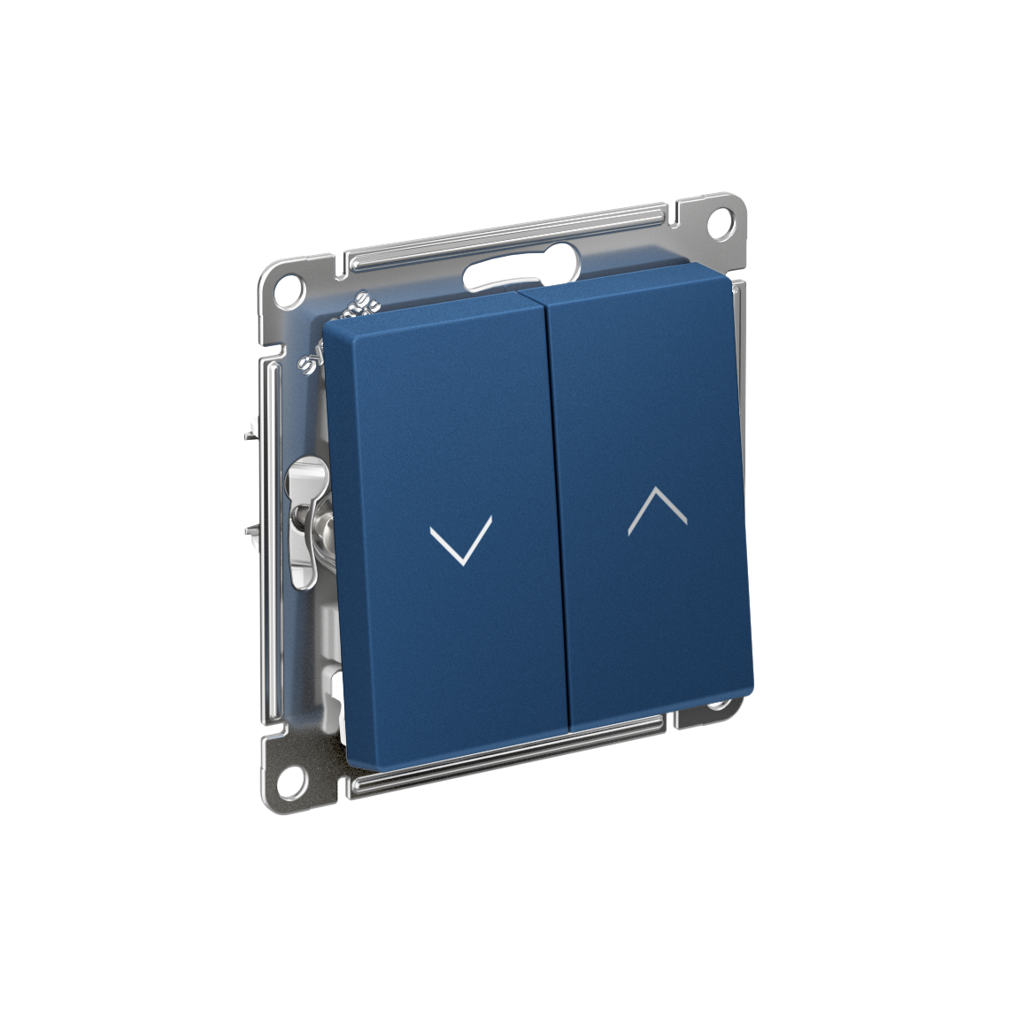 Systeme Electric AtlasDesign Аквамарин Выключатель 2-клавишный жалюзи, 10А, механизм